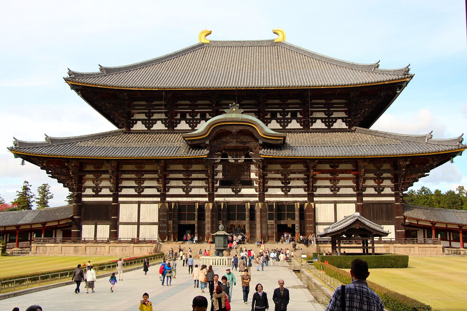 The Great Buddha Hall at Todai-ji in Nara
