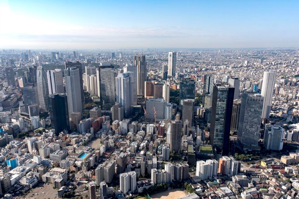 The skyscrapers of Shinjuku, Tokyo