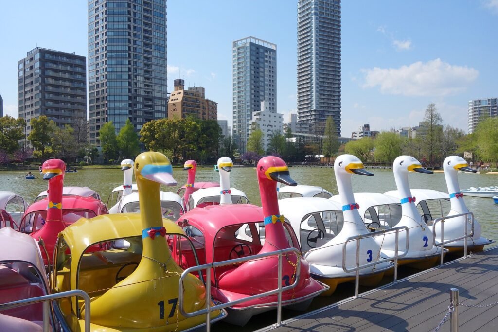 Shinobazu Pond in Ueno Park, Tokyo