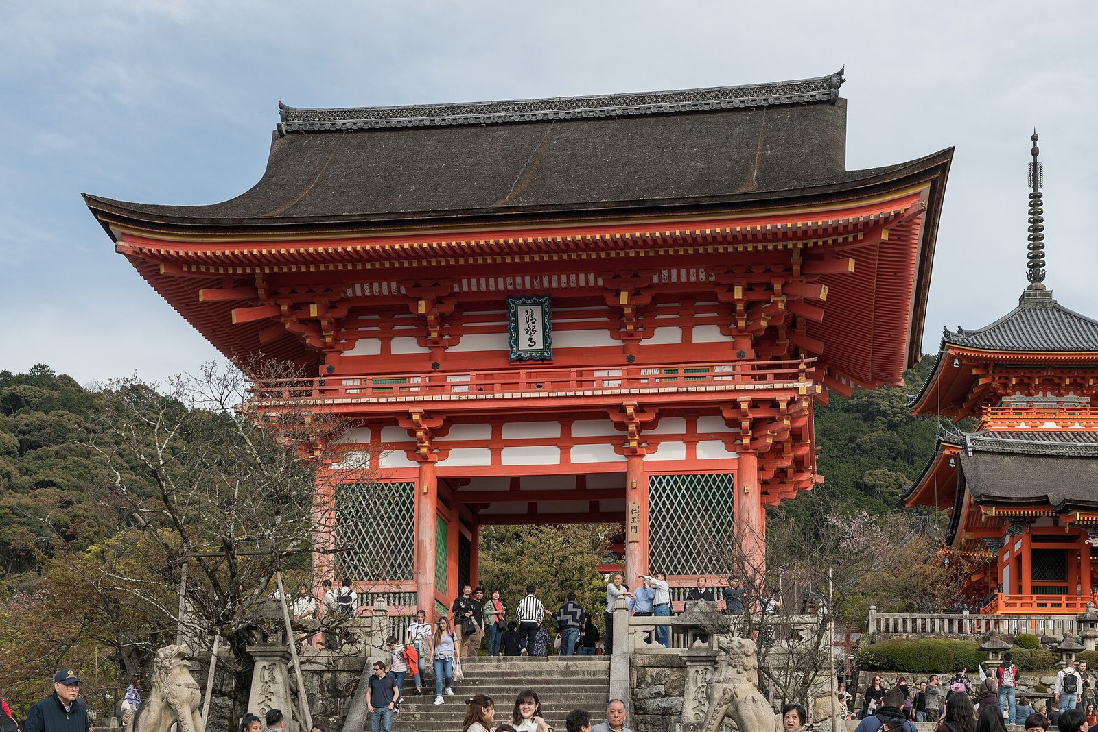 Kiyomizu-dera temple above Kyoto