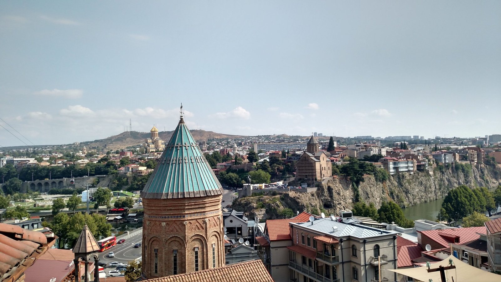 View over the Old Town of Tbilisi, Georgia